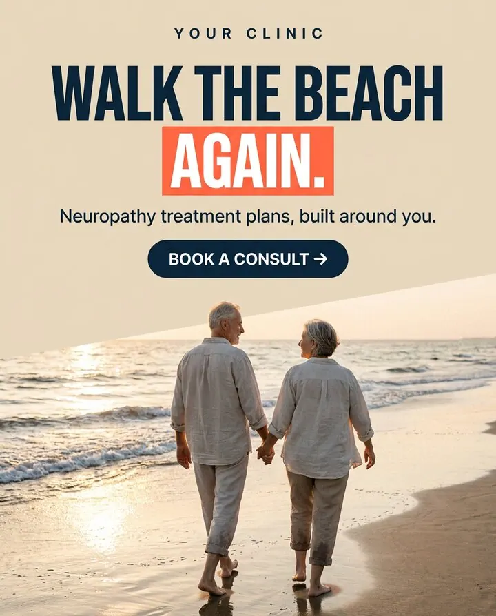 Concept Neuropathy ad for a sample clinic